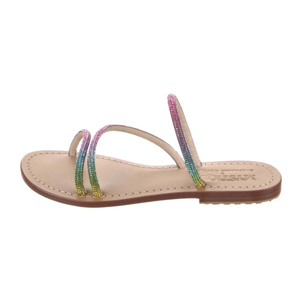 Mystique X Stéphanie Gottlieb crystal embellished slides